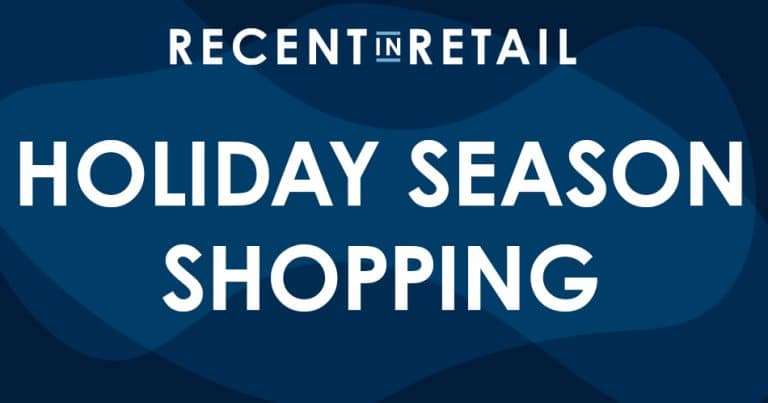 recent in retail - holiday season shopping