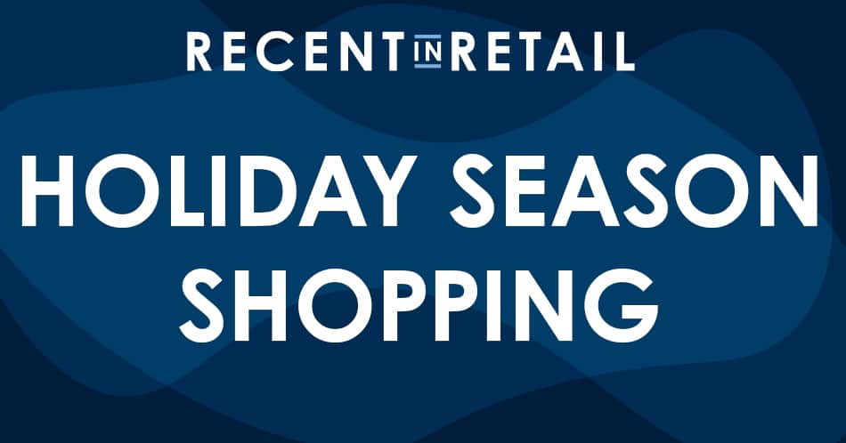 recent in retail - holiday season shopping