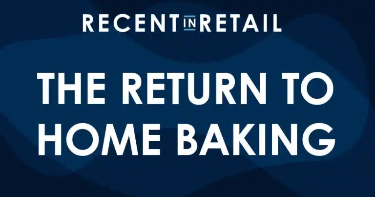 recent in retail - the return to home baking