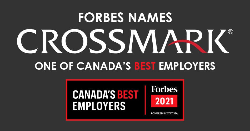 Forbes nomme Crossmark l'un des meilleurs employeurs du Canada